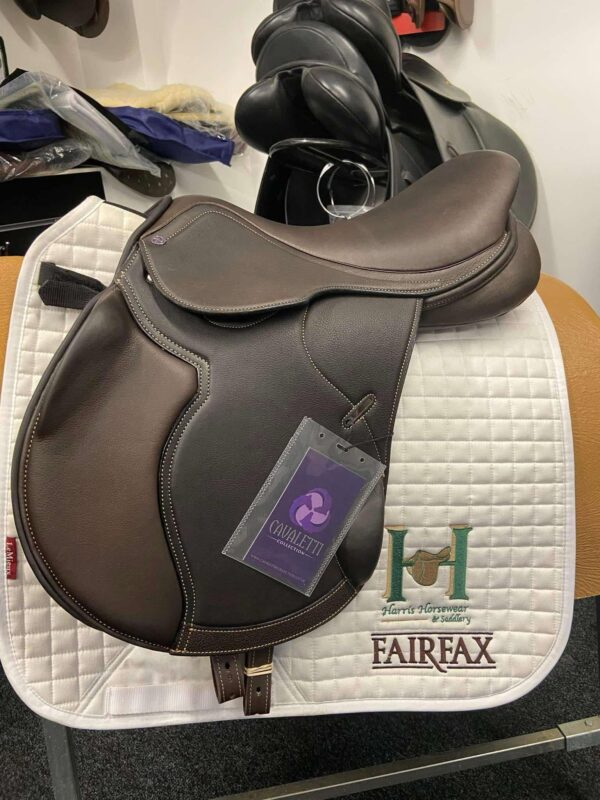 17" Cavaletti Collection Monoflap Jump Saddle